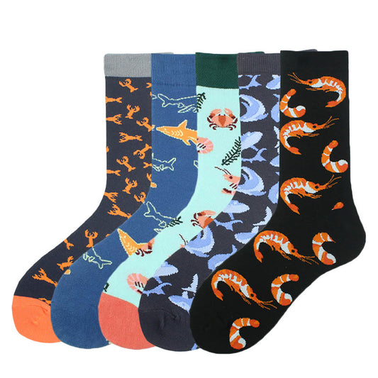 Chaussettes Plusock Undersea Shark Crew (5 paires) - image 0