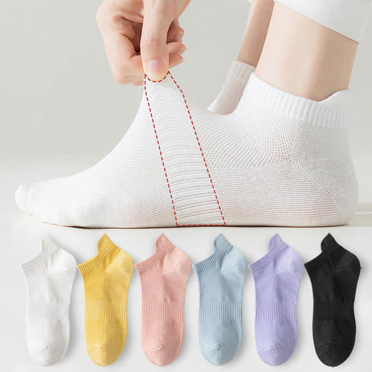 Chaussettes creuses en coton grande taille (6 paires)