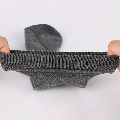 Chaussettes mi-mollet douces et unies (5 paires) - image 1