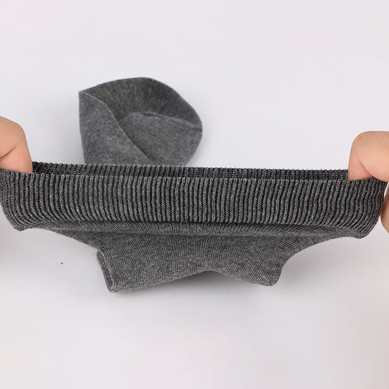 Chaussettes basses douces et unies Plusock (5 paires) - image 1