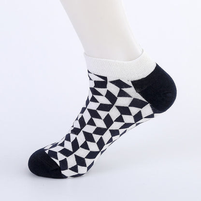 Chaussettes à motifs irréguliers grande taille (5 paires)