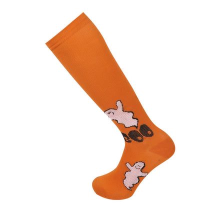Chaussettes de compression en coton doux pour les fêtes d'Halloween (3 paires) - image 3