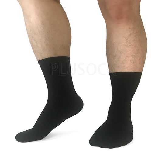 Chaussettes respirantes en coton doux grande taille (3 paires)