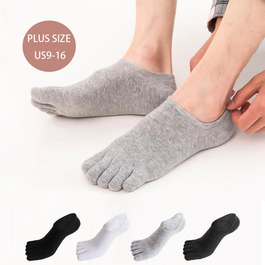 Chaussettes antibactériennes d'alignement à cinq orteils grande taille (5 paires)
