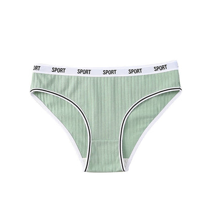 Culottes antibactériennes en coton taille haute (paquet de 4) - Vert - 4XL - image 11
