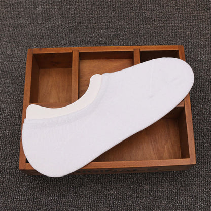 Chaussettes invisibles confortables en coton grande taille (6 paires)