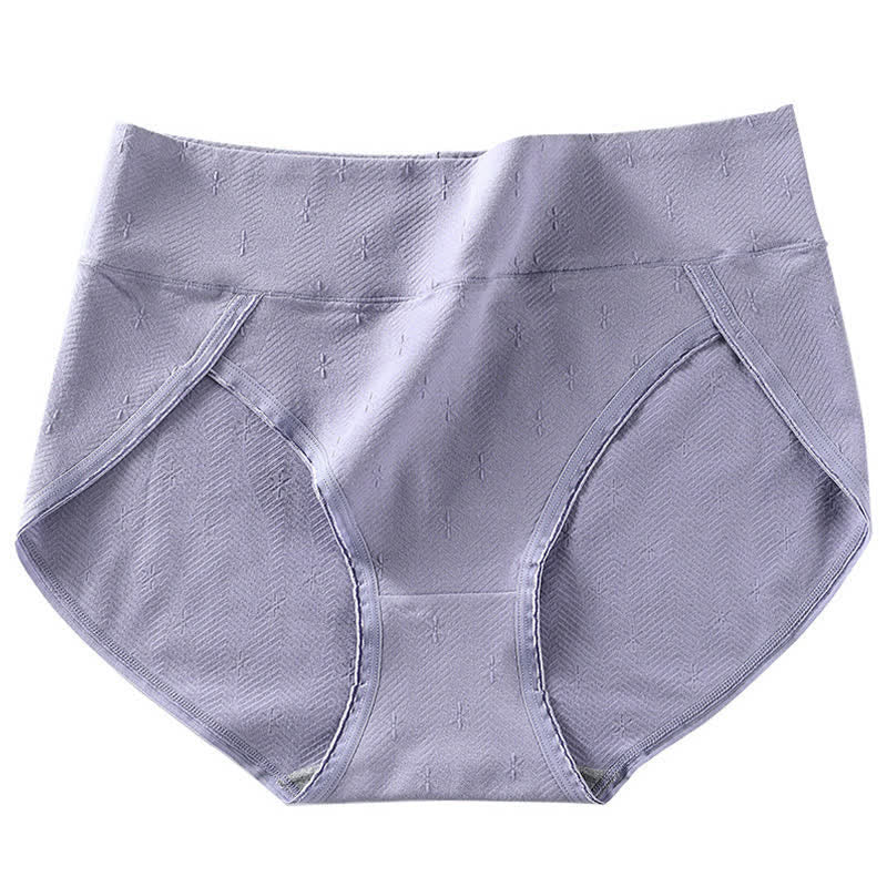 Culotte antibactérienne taille haute (6 paires) - Violet - 4XL - image 9