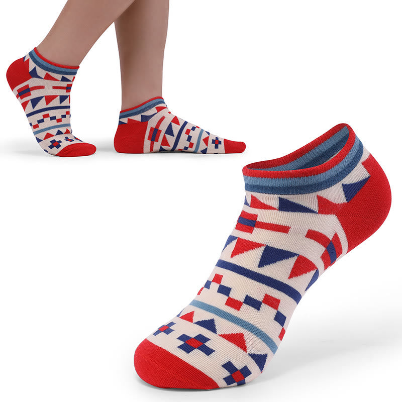 Chaussettes Plusock à contraste de couleurs (5 paires) - image 1