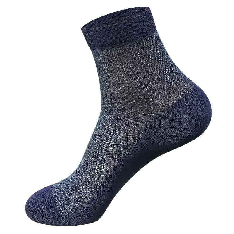 Chaussettes en maille (10 paires) - Bleu marine - EU44-50 (US10-15) - image 11