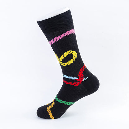 Chaussettes à motifs abstraits grande taille (5 paires)