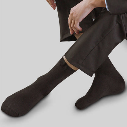 Chaussettes unies douces grande taille (5 paires)