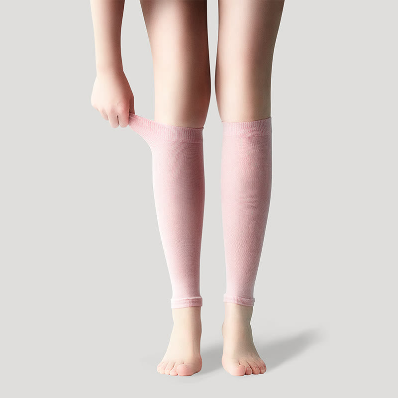Chaussettes de compression unisexes Ice Silk Footless Cool - Rose - XL - image 31