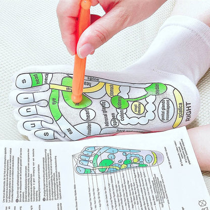 Chaussettes d'acupression, physiothérapie, massage, soulagement de la fatigue - image 1