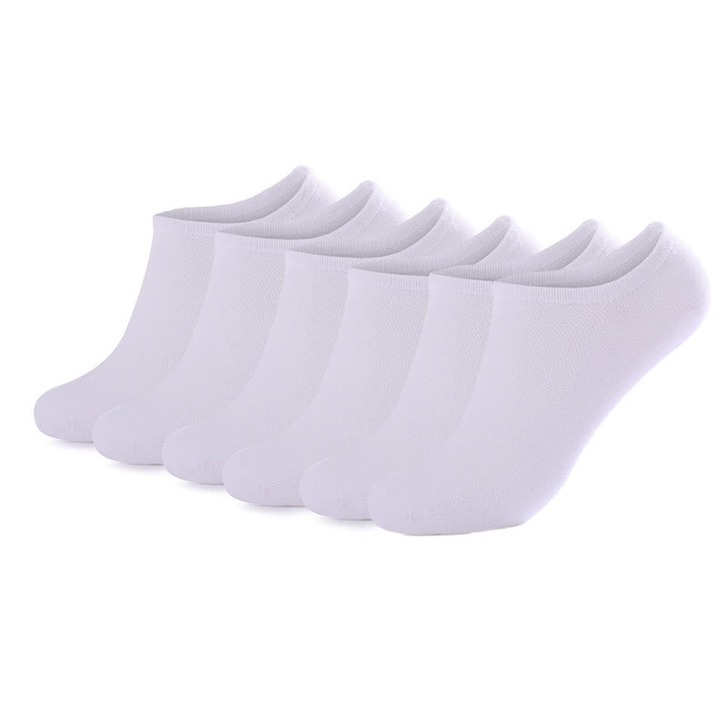 Chaussettes invisibles en maille Plusock (3 paires) - Blanc - EU44-49 (US10-14) - image 14