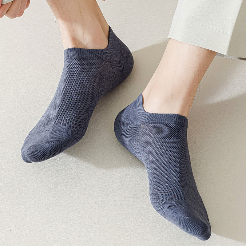 Chaussettes invisibles de massage en maille Plusock (5 paires) - image 9