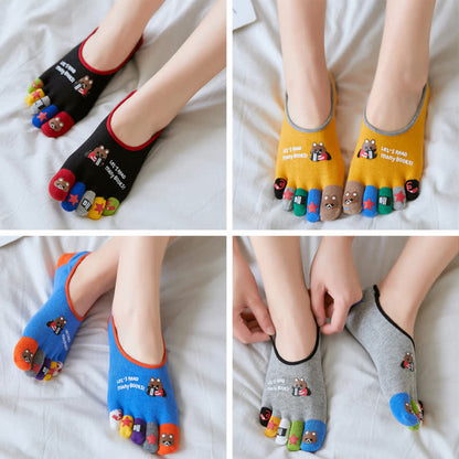 Chaussettes Plusock à motifs amusants (4 paires) - Non-présentation - Multicolore - EU40-45 (US7-10) - image 28