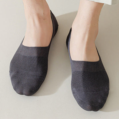 Chaussettes invisibles respirantes en maille (5 paires) - image 7