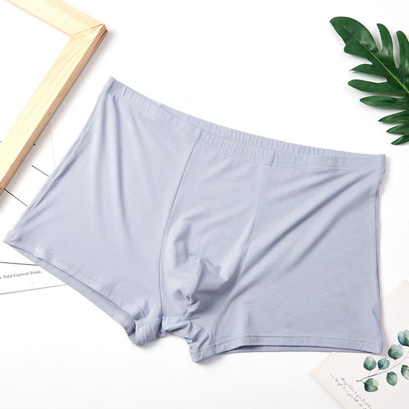 Boxer grande taille hautement élastique (1 paire) - Bleu clair - 10XL - image 4