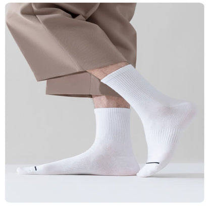 Chaussettes mi-mollet confortables et unies (6 paires) - image 2