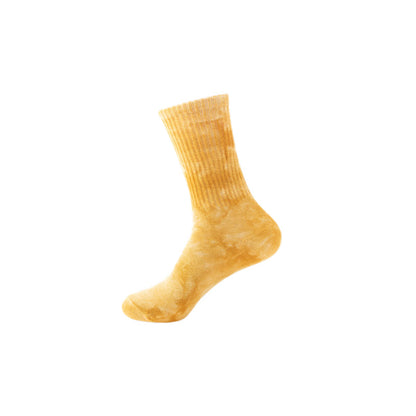 Chaussettes mi-mollet tie-dye grande taille (5 paires)