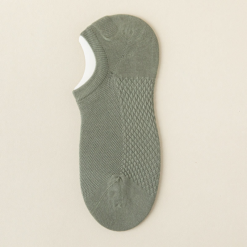Chaussettes invisibles de massage en maille (5 paires) - Vert - EU39-46 (US5-12) - image 23
