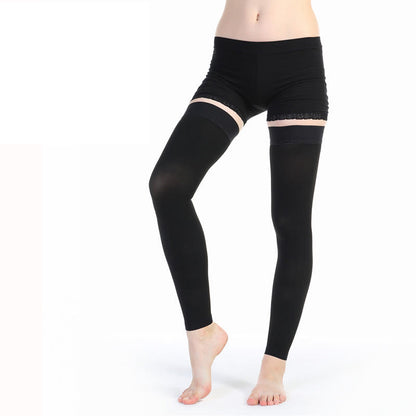 Chaussettes de compression solides pour genoux et cuisses