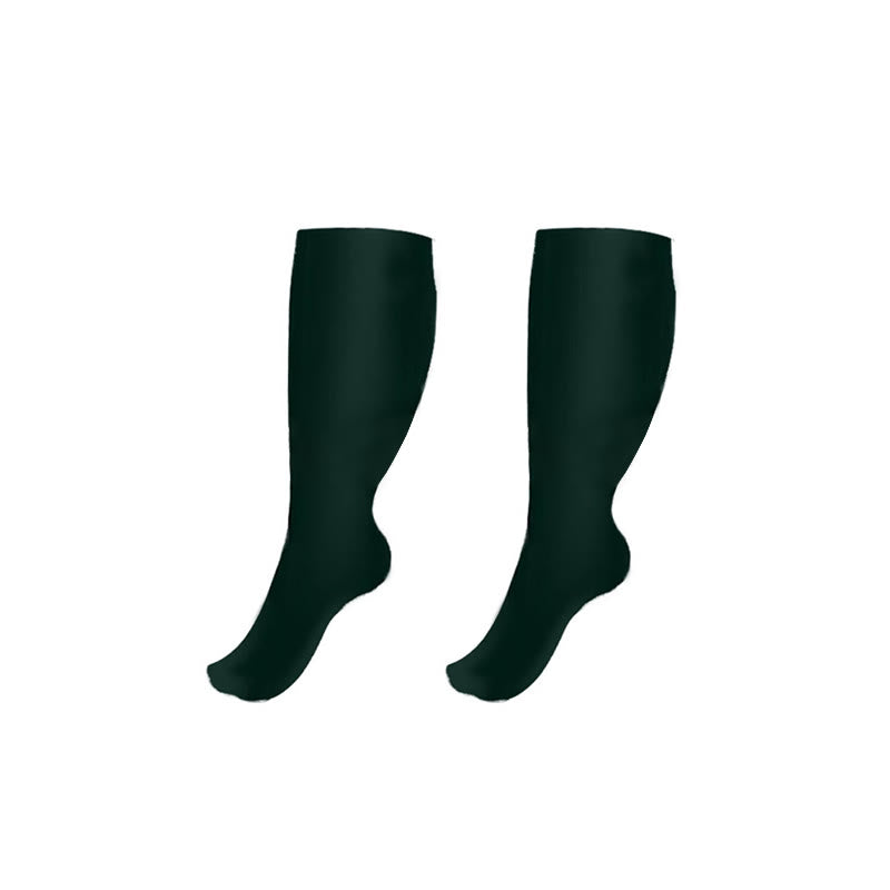 Chaussettes de compression mollet large grande taille (3 paires)