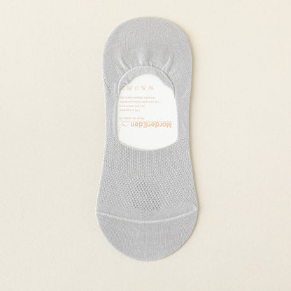 Chaussettes invisibles respirantes en maille (5 paires) - Gris clair - EU39-46 (US5-12) - image 20