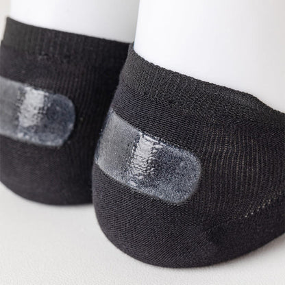 Chaussettes invisibles en maille élastique grande taille (5 paires)