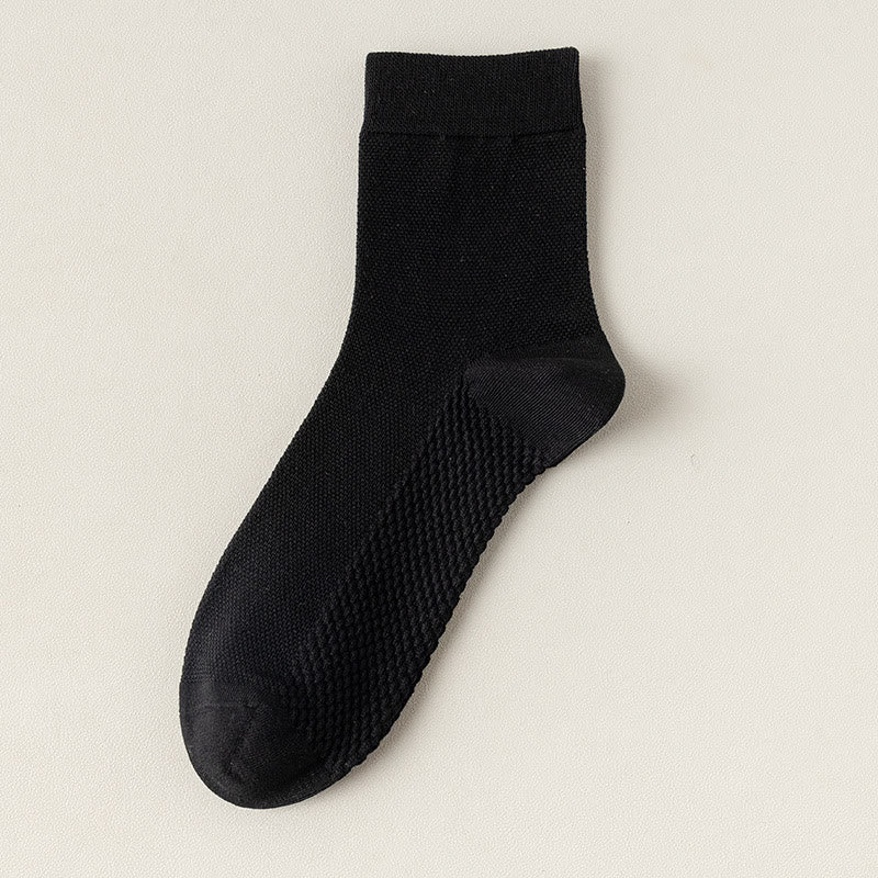 Chaussettes courtes en maille de coton Plusock (5 paires) - Noir - EU39-46 (US5-12) - image 16