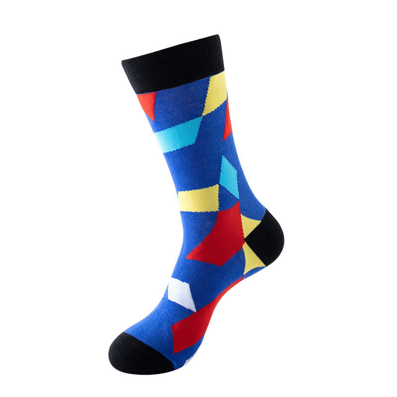 Chaussettes à motifs abstraits (5 paires) - image 4