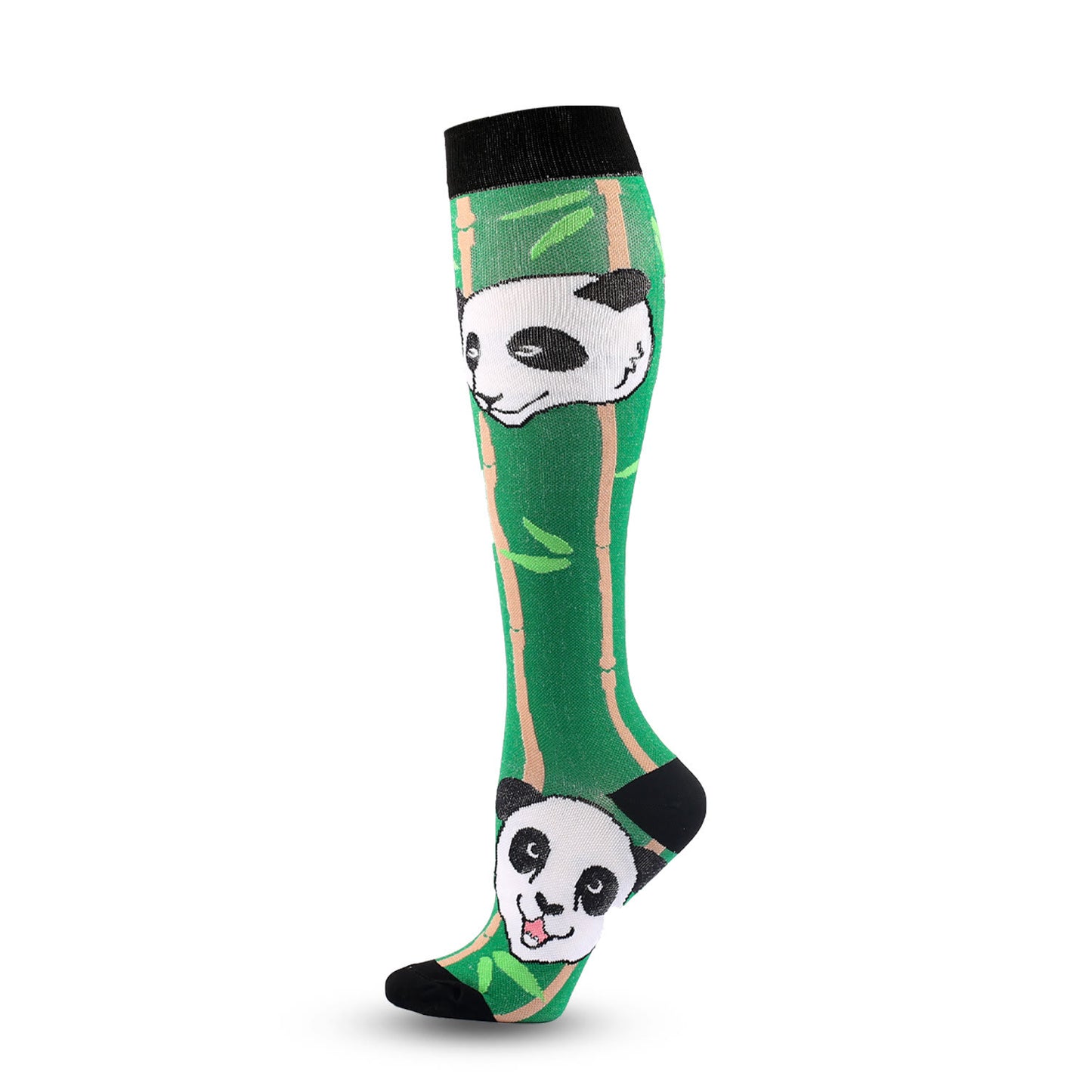 Chaussettes de compression à motif panda mignon (6 paires) - image 2