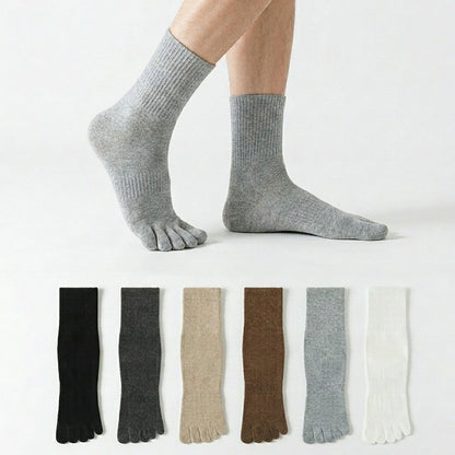 Chaussettes d'alignement en coton pour tous les jours (6 paires) - image 0