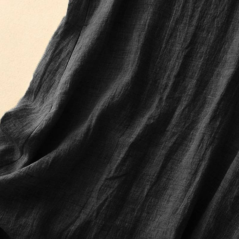 Robe maxi décontractée en coton et lin - image 9