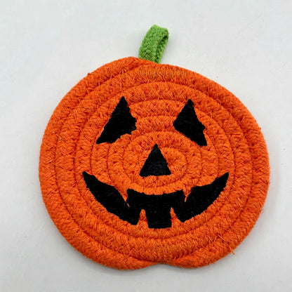 Dessous de verre citrouille d'Halloween (8 pièces) - H - One Size - image 11