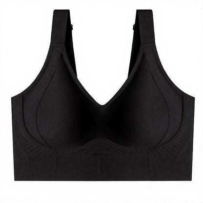 Soutien-gorge gainant sans armatures à 7 rangées de crochets réglables - Noir - 6XL - image 17