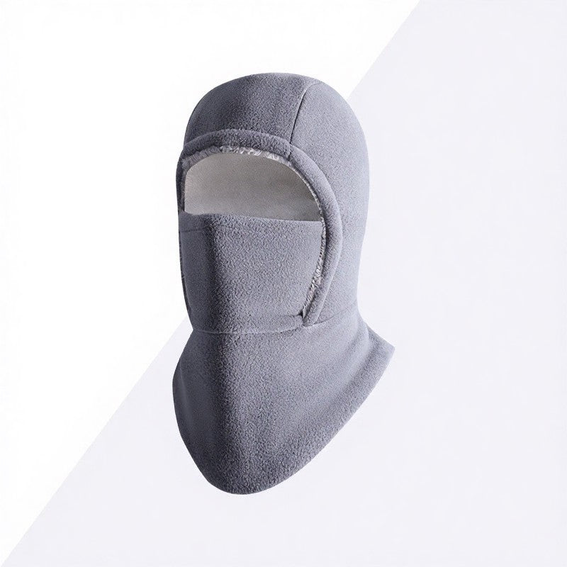 Écharpe thermique à capuche doublée en polaire - Gris clair - One Size - image 7
