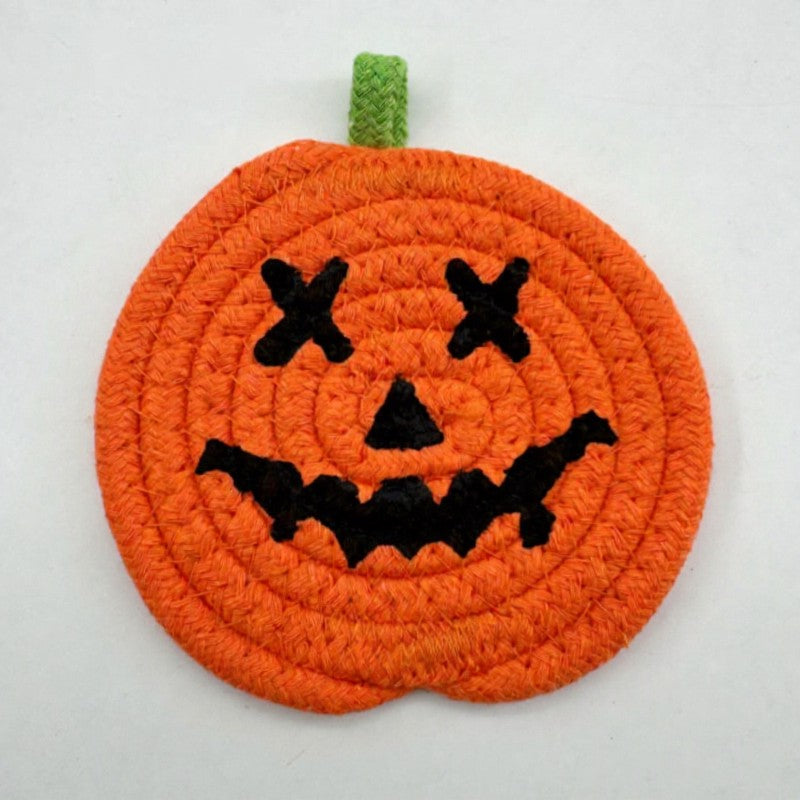 Dessous de verre citrouille d'Halloween (8 pièces) - G - One Size - image 10