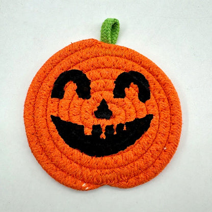Dessous de verre citrouille d'Halloween (8 pièces) - E - One Size - image 8