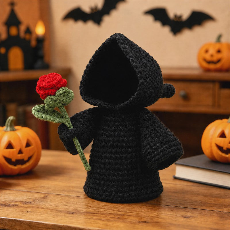 Poupée au crochet Faucheuse d'Halloween - C - One Size - image 2