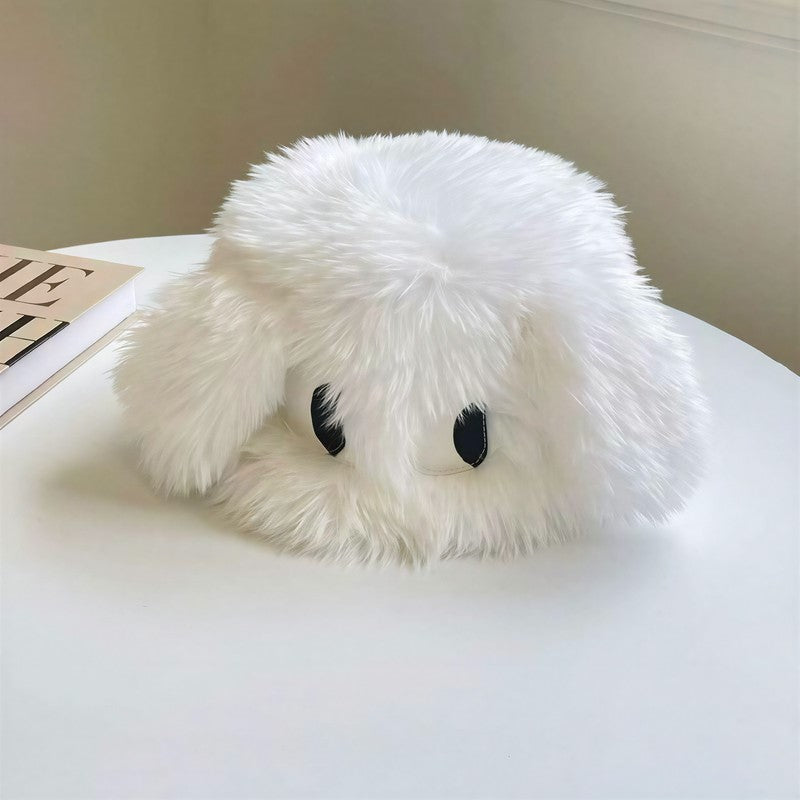 Bonnet d'hiver à oreilles d'ours en peluche - image 7