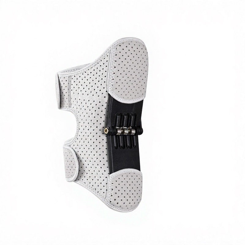 Genouillère de compression respirante à ressort en carbone - Gris - XL - image 5