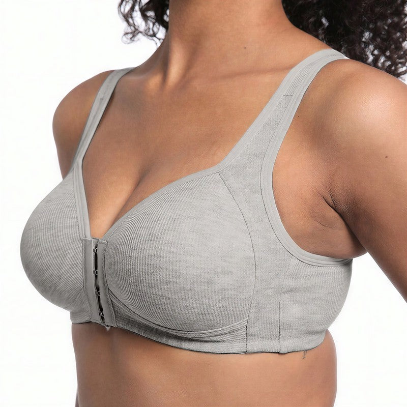 Soutien-gorge sans armatures à fermeture avant pour un maintien quotidien - image 1
