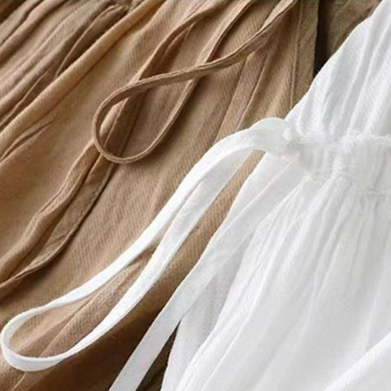 Robe midi à cordon en ramie lyocell - image 16