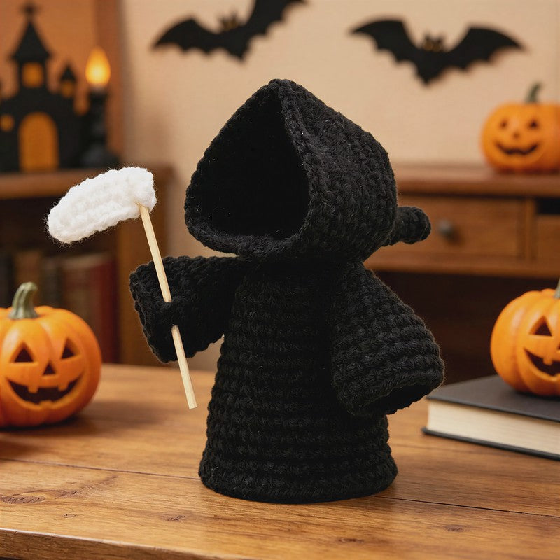 Poupée au crochet Faucheuse d'Halloween - B - One Size - image 1
