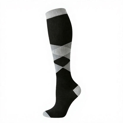 Chaussettes de compression Étoile Lune Fleur (3 paires) - Noir - S/M - image 5