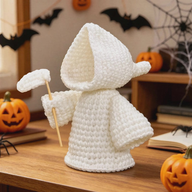Poupée au crochet Faucheuse d'Halloween - E - One Size - image 4