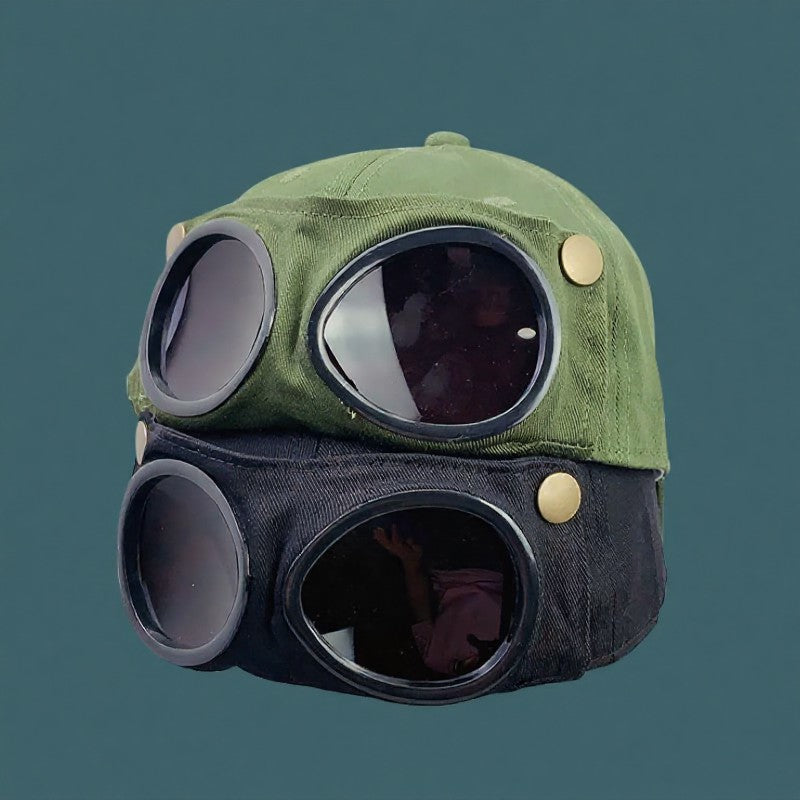 Chapeau style streetwear vintage à lunettes - image 7