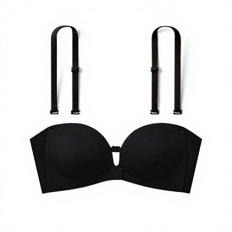 Soutien-gorge invisible convertible sans armatures - Noir - XL - image 4