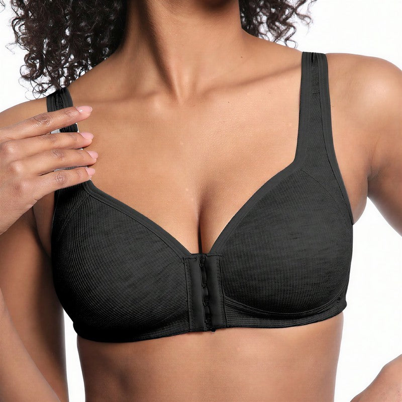 Soutien-gorge sans armatures à fermeture avant pour un maintien quotidien - image 2